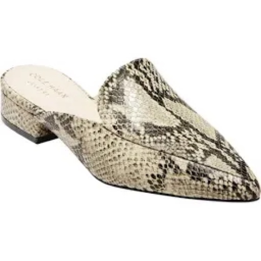 Cole Haan Snakeskin Mule